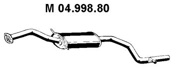 EBERSPACHER 0499880 -  Средний глушитель выхлопных газов