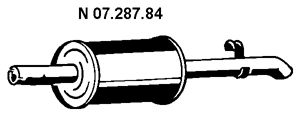 EBERSPACHER 0728784 -  Глушитель выхлопных газов конечный
