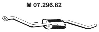 EBERSPACHER 0729682 -  Средний глушитель выхлопных газов