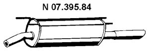 EBERSPACHER 0739584 -  Глушитель выхлопных газов конечный