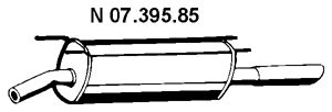 EBERSPACHER 0739585 -  Глушитель выхлопных газов конечный