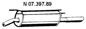 EBERSPACHER 0739789 -  Глушитель выхлопных газов конечный