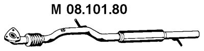 EBERSPACHER 0810180 -  Средний глушитель выхлопных газов
