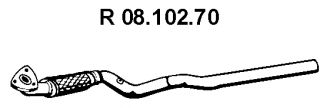 EBERSPACHER 0810270 -  Труба выхлопного газа