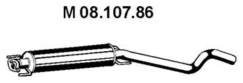 EBERSPACHER 0810786 -  Средний глушитель выхлопных газов