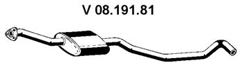 EBERSPACHER 0819181 -  Предглушитель выхлопных газов