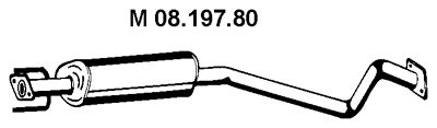 EBERSPACHER 0819780 -  Средний глушитель выхлопных газов