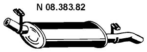 EBERSPACHER 0838382 -  Глушитель выхлопных газов конечный