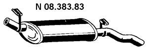 EBERSPACHER 0838383 -  Глушитель выхлопных газов конечный