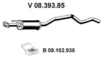 EBERSPACHER 0839385 -  Предглушитель выхлопных газов