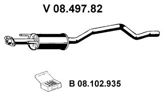EBERSPACHER 0849782 -  Предглушитель выхлопных газов