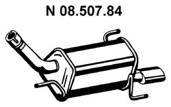 EBERSPACHER 0850784 -  Глушитель выхлопных газов конечный