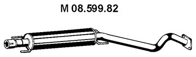 EBERSPACHER 0859982 -  Средний глушитель выхлопных газов