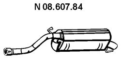 EBERSPACHER 0860784 -  Глушитель выхлопных газов конечный