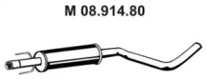 EBERSPACHER 0891480 -  Средний глушитель выхлопных газов