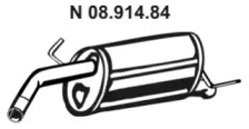 EBERSPACHER 0891484 -  Глушитель выхлопных газов конечный