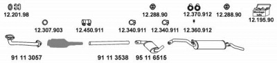 EBERSPACHER 12628 -  Система выпуска ОГ