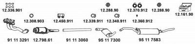 EBERSPACHER 12649 -  Предглушитель выхлопных газов