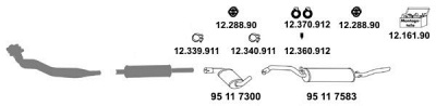 EBERSPACHER 12656 -  Глушитель выхлопных газов конечный
