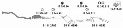 EBERSPACHER 12843 -  Система выпуска ОГ