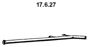 EBERSPACHER 17627 -  Труба выхлопного газа
