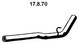 EBERSPACHER 17870 -  Труба выхлопного газа