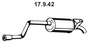 EBERSPACHER 17942 -  Глушитель выхлопных газов конечный