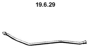 EBERSPACHER 19629 -  Труба выхлопного газа