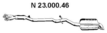 EBERSPACHER 2300046 -  Глушитель выхлопных газов конечный