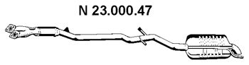EBERSPACHER 2300047 -  Глушитель выхлопных газов конечный