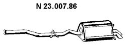 EBERSPACHER 2300786 -  Глушитель выхлопных газов конечный