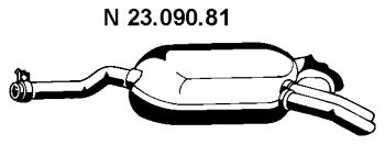 EBERSPACHER 2309081 -  Глушитель выхлопных газов конечный