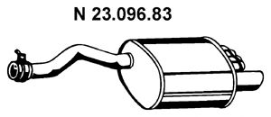 EBERSPACHER 2309683 -  Глушитель выхлопных газов конечный