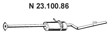 EBERSPACHER 2310086 -  Глушитель выхлопных газов конечный