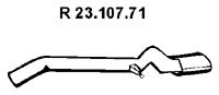 EBERSPACHER 2310771 -  Труба выхлопного газа