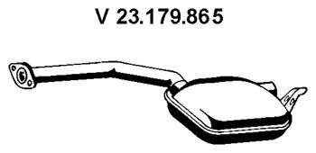 EBERSPACHER 23179865 -  Предглушитель выхлопных газов