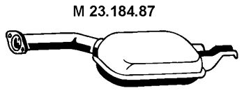EBERSPACHER 2318487 -  Средний глушитель выхлопных газов