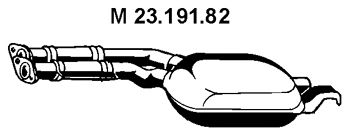 EBERSPACHER 2319182 -  Средний глушитель выхлопных газов