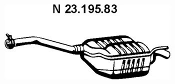 EBERSPACHER 2319583 -  Глушитель выхлопных газов конечный