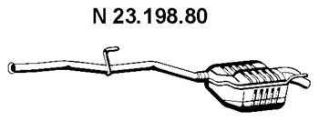 EBERSPACHER 2319880 -  Глушитель выхлопных газов конечный
