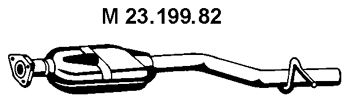 EBERSPACHER 2319982 -  Средний глушитель выхлопных газов