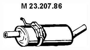 EBERSPACHER 2320786 -  Средний глушитель выхлопных газов