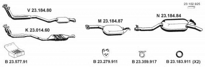 EBERSPACHER 232088 -  Система выпуска ОГ