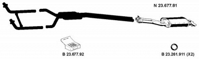 EBERSPACHER 232155 -  Система выпуска ОГ
