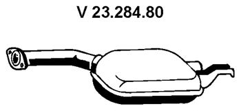 EBERSPACHER 2328480 -  Средний глушитель выхлопных газов
