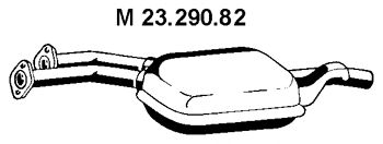 EBERSPACHER 2329082 -  Средний глушитель выхлопных газов