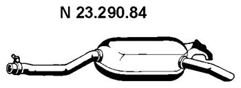 EBERSPACHER 2329084 -  Глушитель выхлопных газов конечный