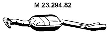 EBERSPACHER 2329482 -  Средний глушитель выхлопных газов