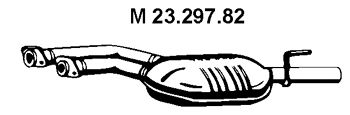 EBERSPACHER 2329782 -  Средний глушитель выхлопных газов