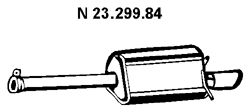 EBERSPACHER 2329984 -  Глушитель выхлопных газов конечный